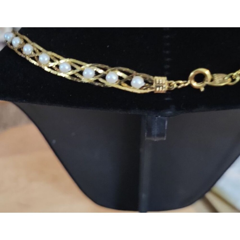 Vintage Avon Pearlesque Treasures Braided 18" Necklace - Picture 4 of 7